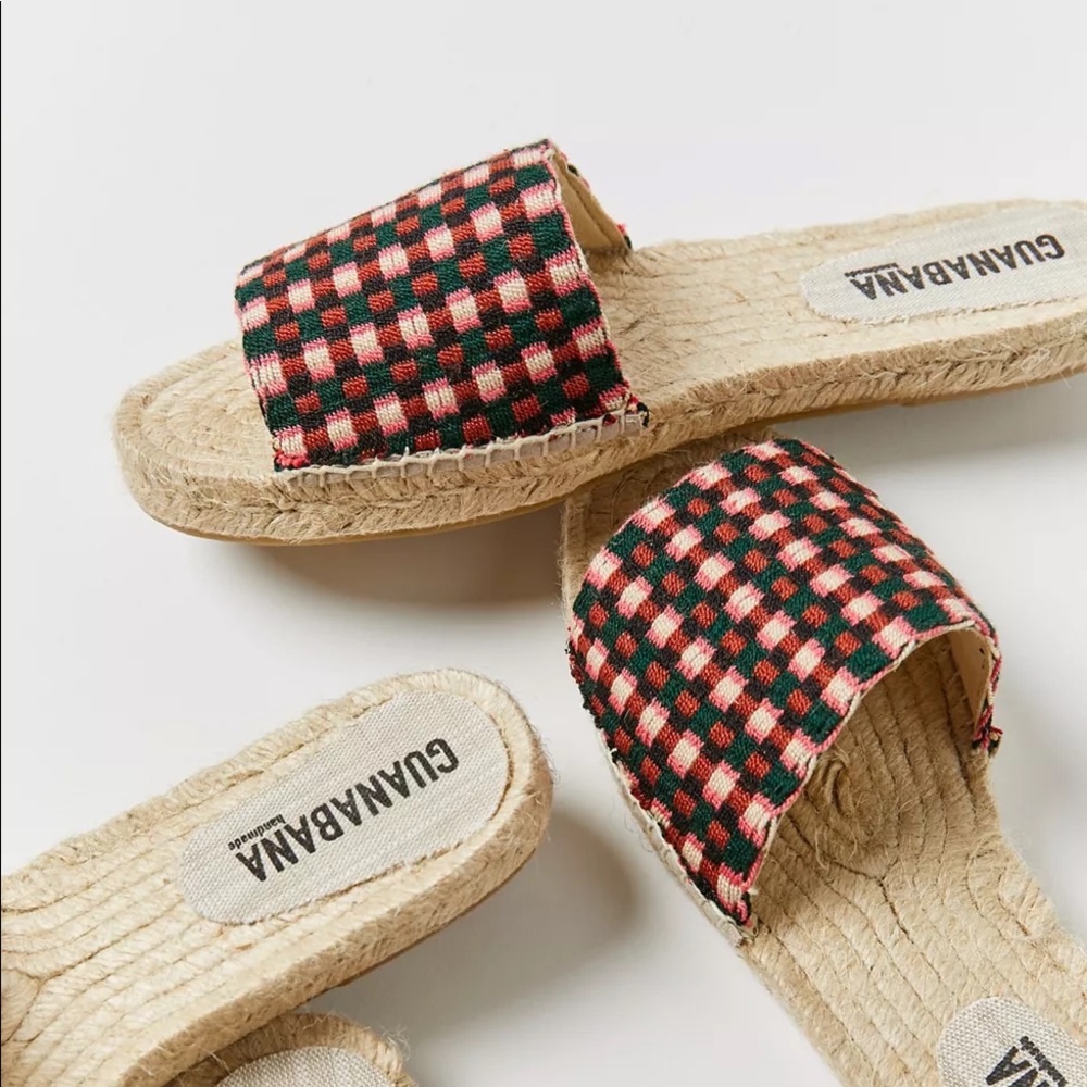 NWT Guanabana Espadrille Slide Sandal